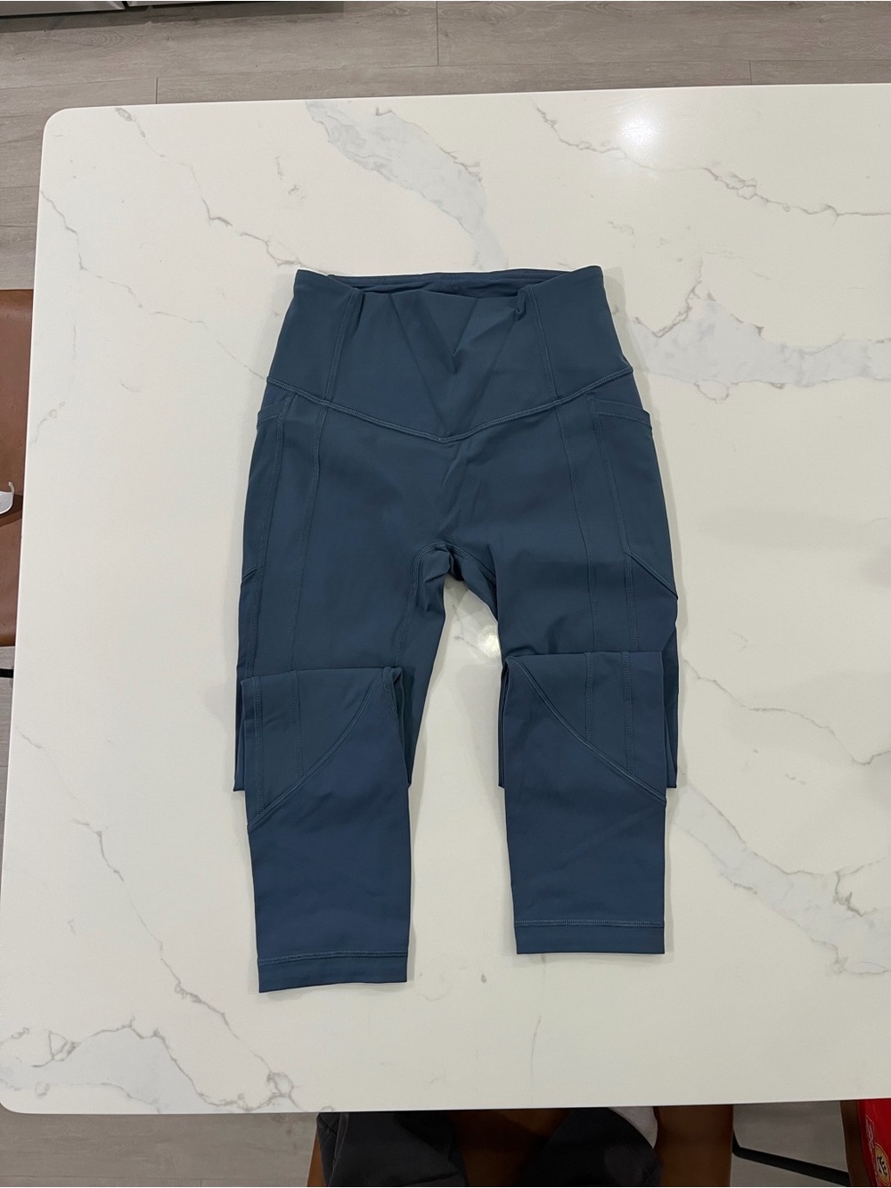 Lululemon all the right places leggings iron blue size 4